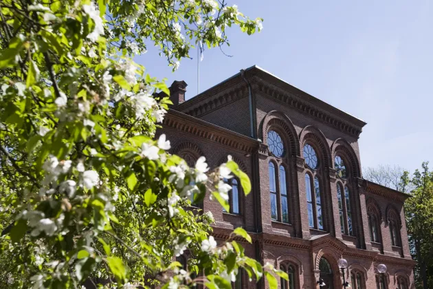 PufenHuset110x63.jpg Pufendorf IAS, fasad och äppelblom